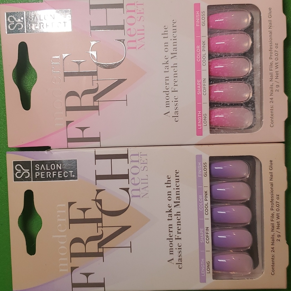 Salon Perfect Press On Nails - Picture 1 of 3